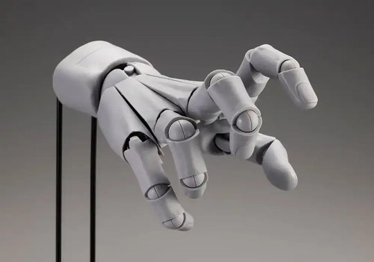 Takahiro Kagami PVC Artist Support Item Hand 1/1 Model Men /R Grey 22 cm - Smalltinytoystore