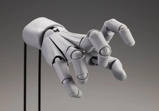 Takahiro Kagami PVC Artist Support Item Hand 1/1 Model Men /R Grey 22 cm - Smalltinytoystore