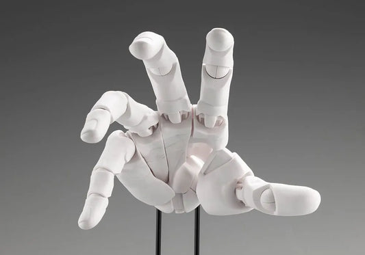 Takahiro Kagami PVC Artist Support Item Hand 1/1 Model Men /R White 22 cm - Smalltinytoystore