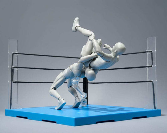Tamashii Stage Actionfiguren-Zubehör Act Ring Corner & Folding Chair Set Neutral Ver. - Smalltinytoystore