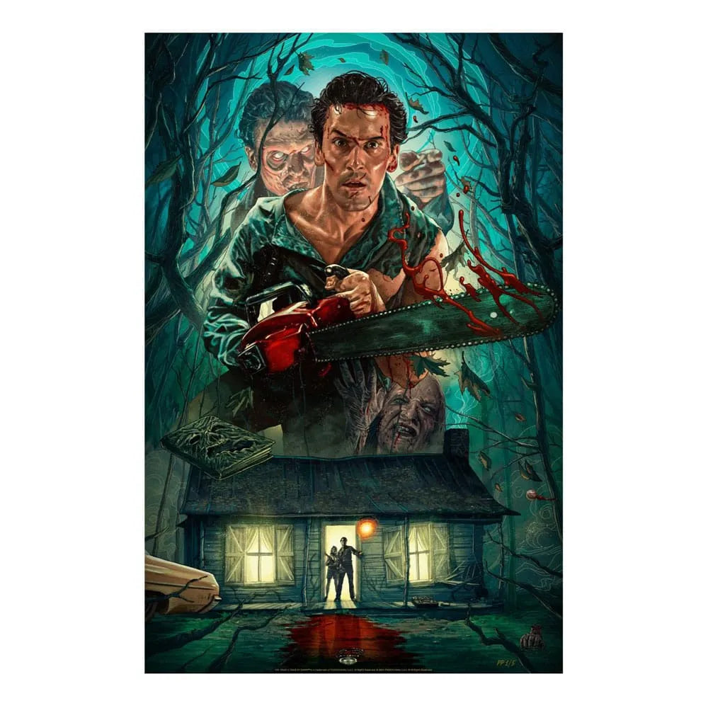 Tanz der Teufel 2 Kunstdruck Ash Williams 46 x 61 cm - ungerahmt - Smalltinytoystore