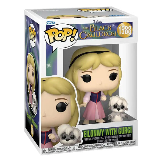 Taran und der Zauberkessel POP! Disney Vinyl Figur Eilonwy w/Gurgi 9 cm - Smalltinytoystore