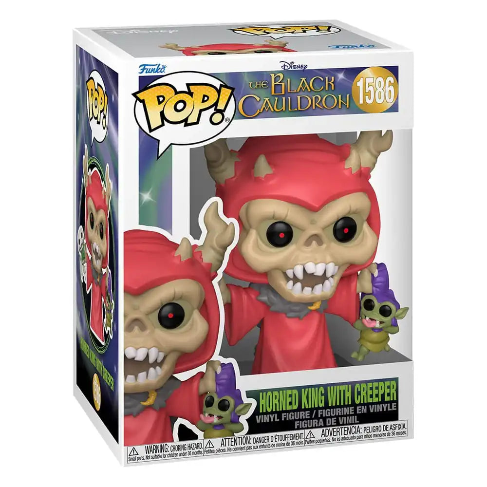 Taran und der Zauberkessel POP! Disney Vinyl Figur Horned King w/Creeper 9 cm - Smalltinytoystore