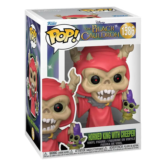 Taran und der Zauberkessel POP! Disney Vinyl Figur Horned King w/Creeper 9 cm - Smalltinytoystore