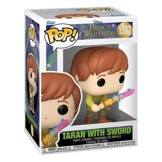 Taran und der Zauberkessel POP! Disney Vinyl Figur Taran w/Sword 9 cm - Smalltinytoystore
