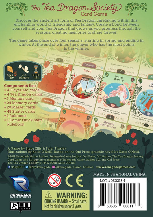 Tea Dragon Society Kartenspiel *Englische Version* - Smalltinytoystore