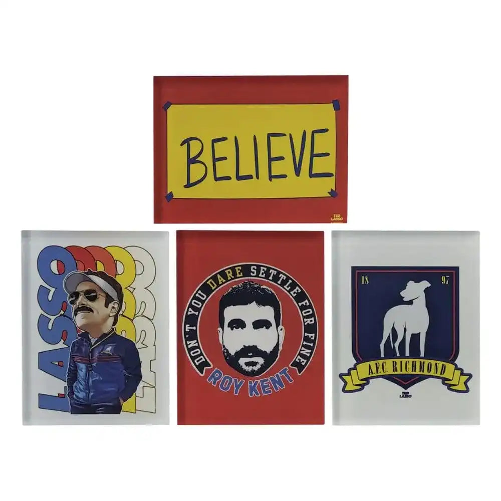 Ted Lasso Magneten 4er-Set - Smalltinytoystore