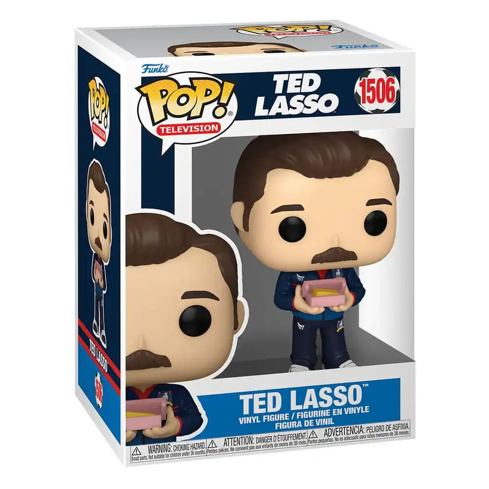 Ted Lasso POP! TV Vinyl Figur Ted w/biscuits 9 cm - Smalltinytoystore