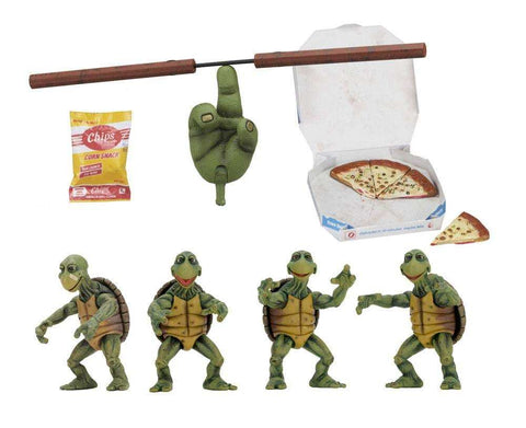 Teenage Mutant Ninja Turtles 1/4 4er-PackBaby Turtles 10 cm NECA - Smalltinytoystore