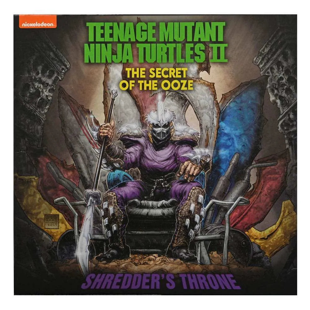 Teenage Mutant Ninja Turtles 2 Secret of the Ooze Diorama Shredder's Throne - Smalltinytoystore