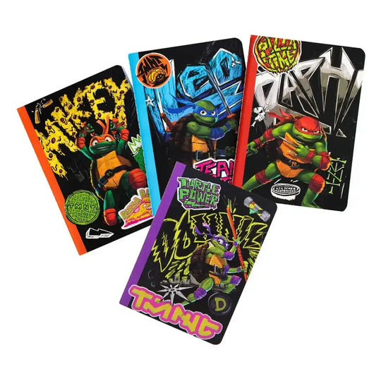 Teenage Mutant Ninja Turtles 4er-Pack Notizbücher - Smalltinytoystore