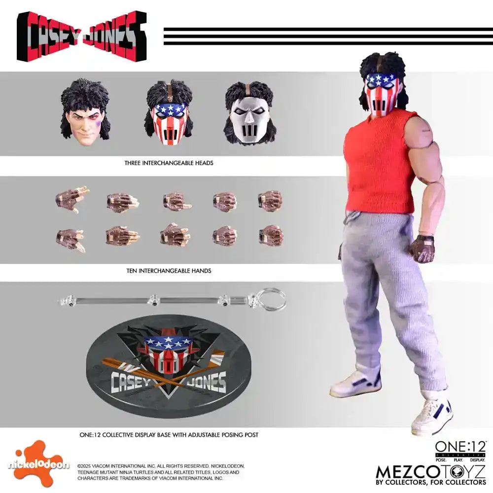 Teenage Mutant Ninja Turtles Actionfigur 1/12 Casey Jones 17 cm