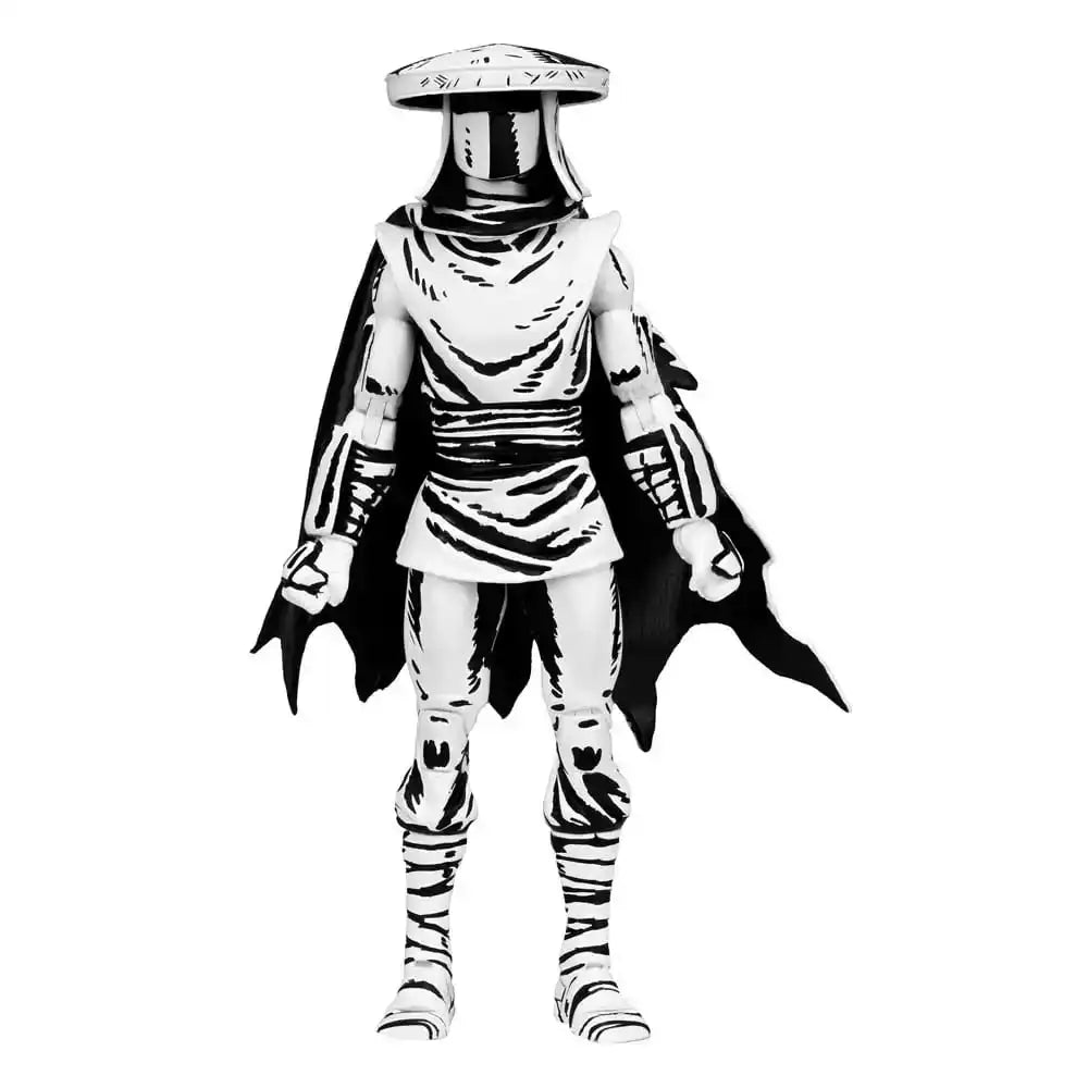 Teenage Mutant Ninja Turtles Actionfigur Elite Foot Ninja Guard Black & White 18 cm - Smalltinytoystore