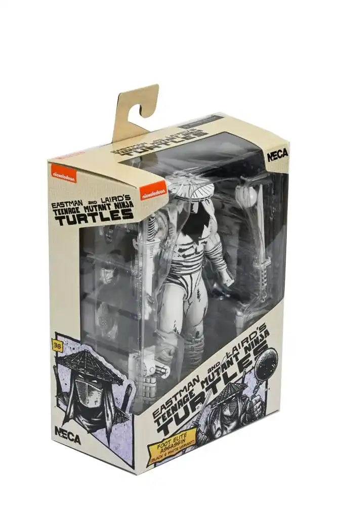 Teenage Mutant Ninja Turtles Actionfigur Foot Assassin Black and White 18 cm - Smalltinytoystore