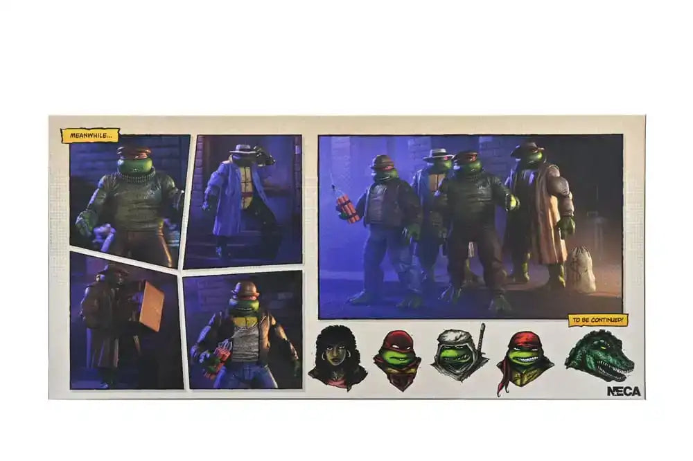 Teenage Mutant Ninja Turtles Actionfiguren 4er Pack Gangster Turtles 18 cm - Smalltinytoystore