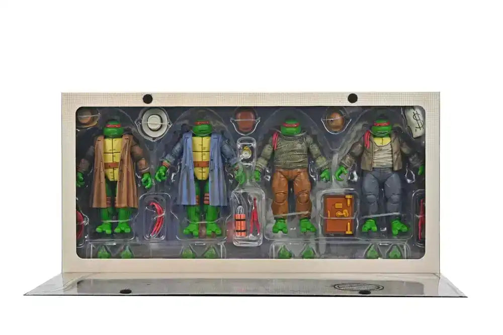 Teenage Mutant Ninja Turtles Actionfiguren 4er Pack Gangster Turtles 18 cm - Smalltinytoystore