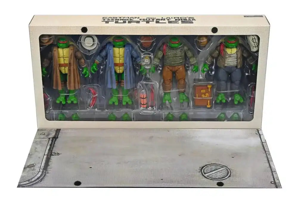 Teenage Mutant Ninja Turtles Actionfiguren 4er Pack Gangster Turtles 18 cm - Smalltinytoystore