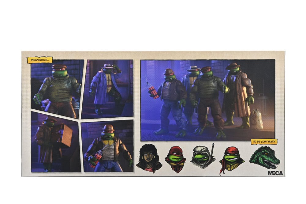 Teenage Mutant Ninja Turtles Actionfiguren 4er Pack Gangster Turtles 18 cm - Smalltinytoystore