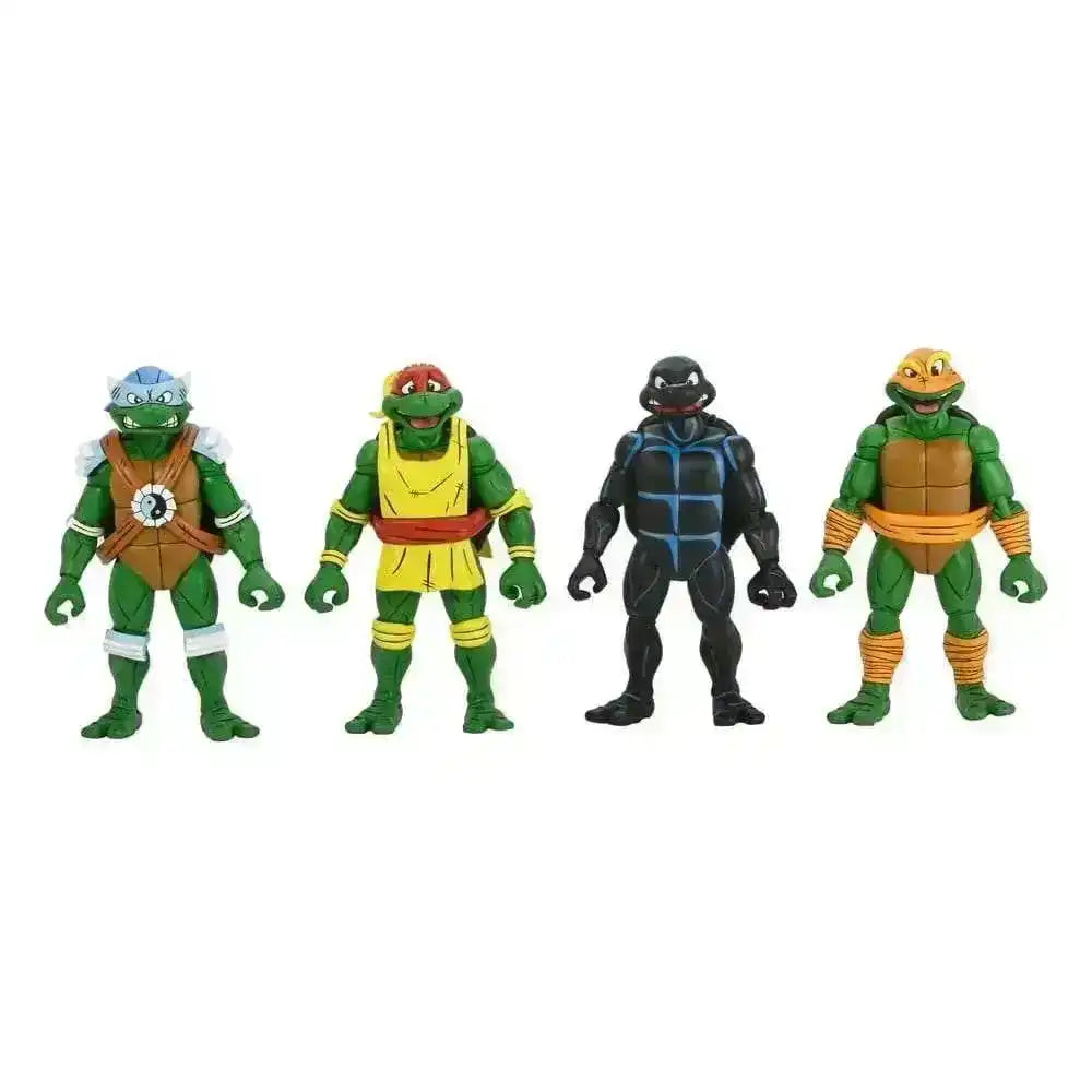 Teenage Mutant Ninja Turtles (Archie Comics) 4er-Pack Stump Wrestling Turtles 18 cm - Smalltinytoystore