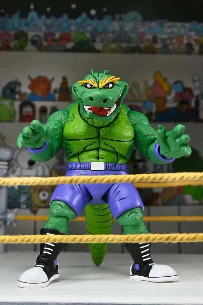 Teenage Mutant Ninja Turtles (Archie Comics) Stump Wrestling Leatherhead 18 cm - Smalltinytoystore