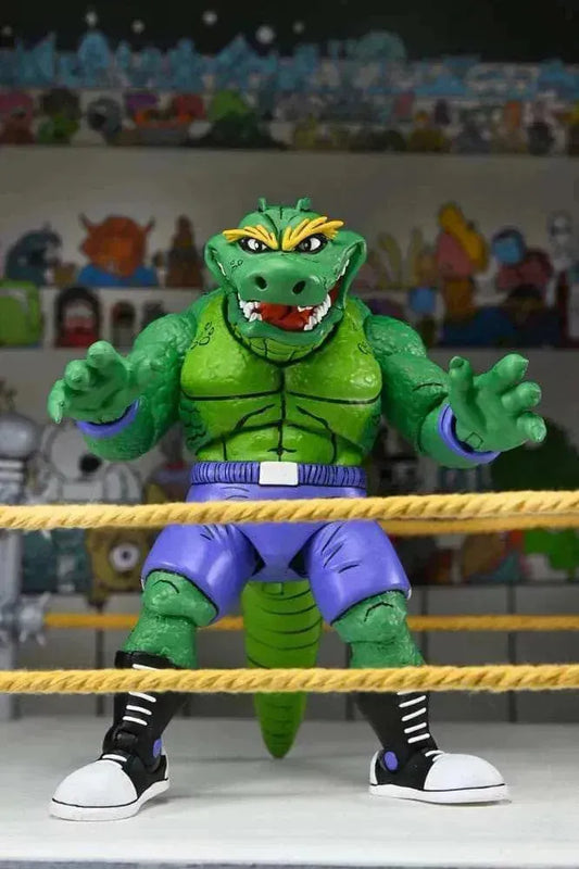 Teenage Mutant Ninja Turtles (Archie Comics) Stump Wrestling Leatherhead 18 cm - Smalltinytoystore