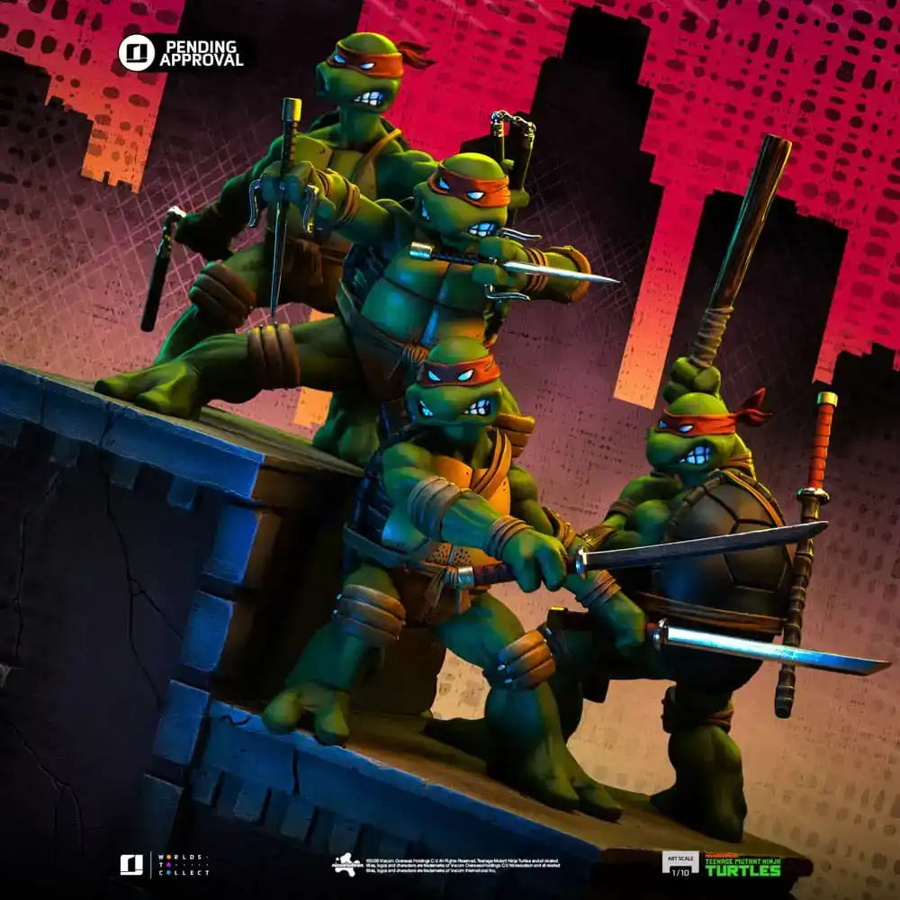 Teenage Mutant Ninja Turtles Art Scale Statue 1/10 Teenage Mutant Ninja Turtles Kevin Eastman Version 24 cm - Smalltinytoystore
