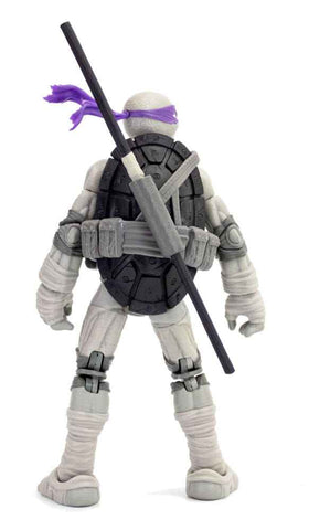 Teenage Mutant Ninja Turtles BST AXN 4er-Pack Black&White (IDW Comics) 13 cm - Smalltinytoystore