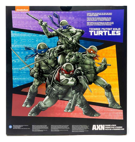 Teenage Mutant Ninja Turtles BST AXN 4er-Pack Black&White (IDW Comics) 13 cm - Smalltinytoystore