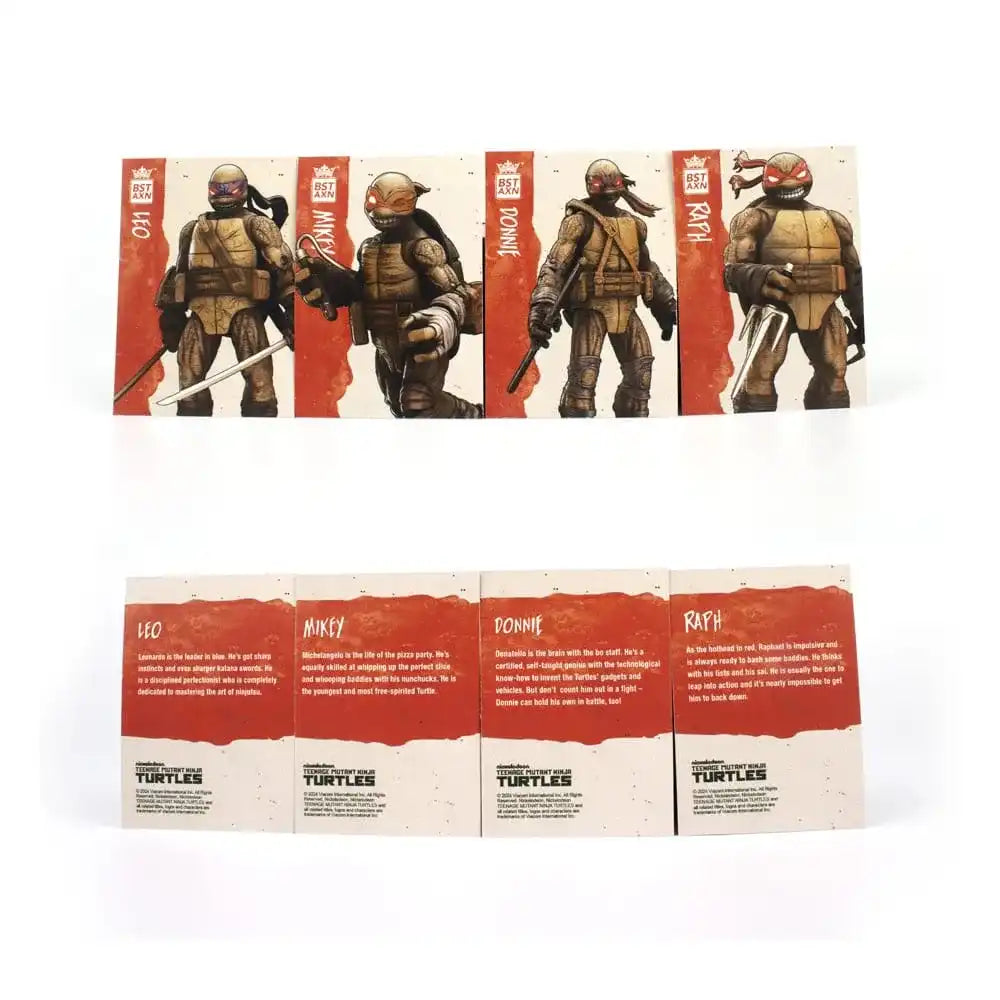 Teenage Mutant Ninja Turtles BST AXN Actionfiguren 4er-Pack Zombie Turtle (IDW Comics) 13 cm - Smalltinytoystore