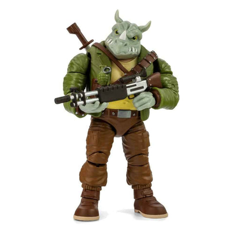 Teenage Mutant Ninja Turtles BST AXN Rocksteady 13 cm - Smalltinytoystore