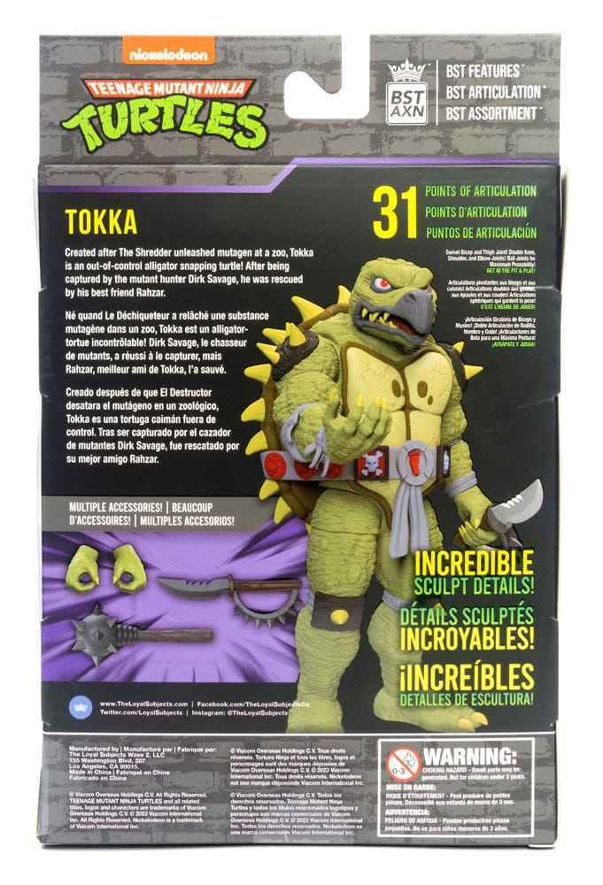 Teenage Mutant Ninja Turtles BST AXN Tokka 13 cm - Smalltinytoystore