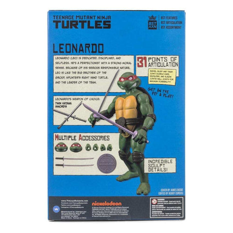 Teenage Mutant Ninja Turtles BST AXN x IDW Comic Leonardo Exclusive 13 cm - Smalltinytoystore