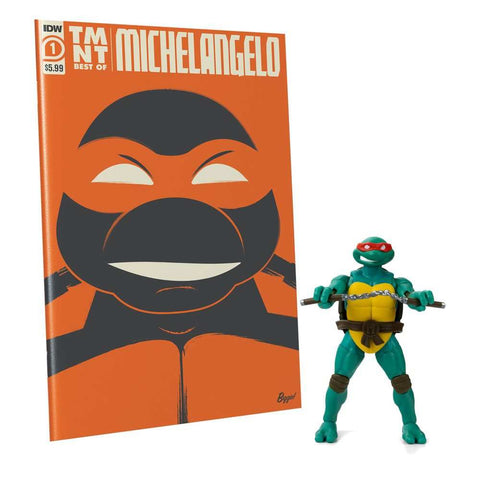 Teenage Mutant Ninja Turtles BST AXN x IDW Comic Michelangelo Exclusive 13 cm - Smalltinytoystore