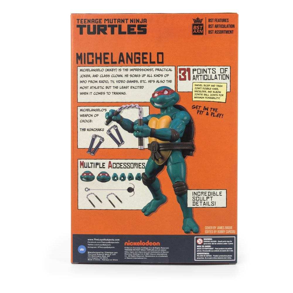 Teenage Mutant Ninja Turtles BST AXN x IDW Comic Michelangelo Exclusive 13 cm - Smalltinytoystore