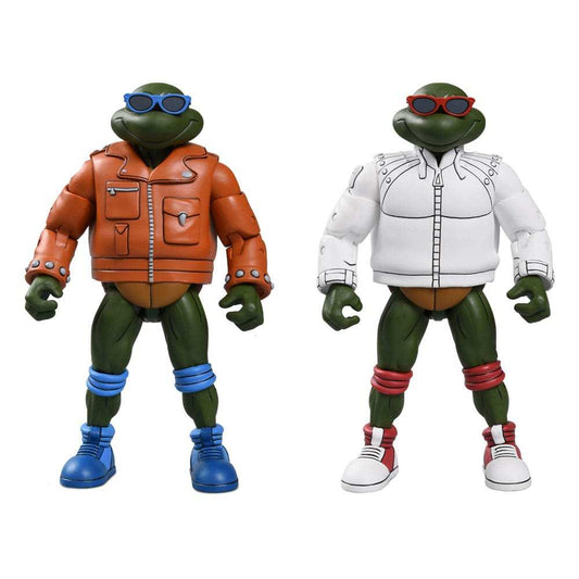 Teenage Mutant Ninja Turtles (Cartoon) Actionfigur Punk Leo and Punk Raph 2 Pack 18 cm - Smalltinytoystore