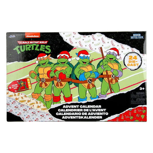 Teenage Mutant Ninja Turtles Diecast Minifiguren Adventskalender Holiday 2024 - Smalltinytoystore