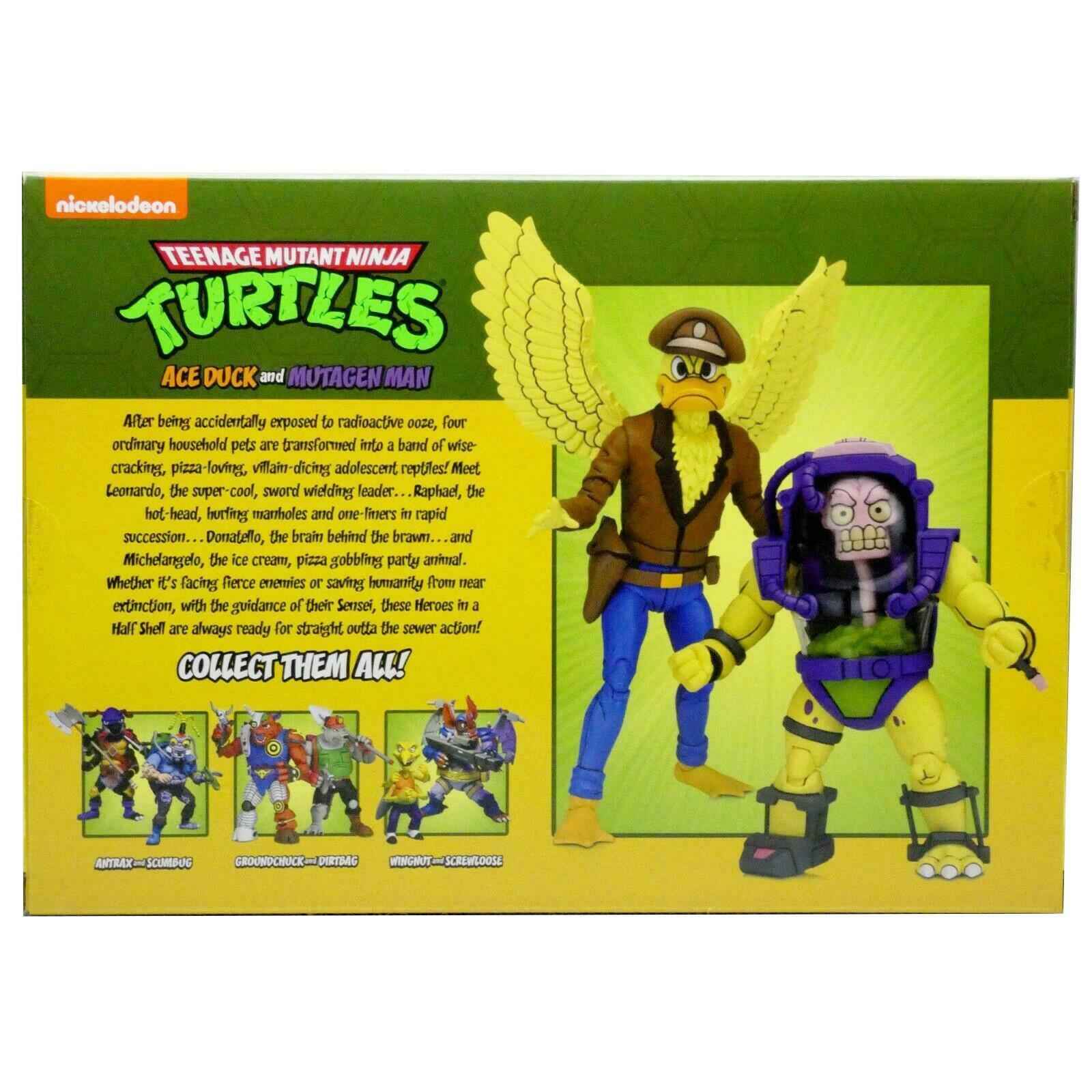 Teenage Mutant Ninja Turtles Doppelpack Ace Duck & Mutagen Man 18 cm - Smalltinytoystore