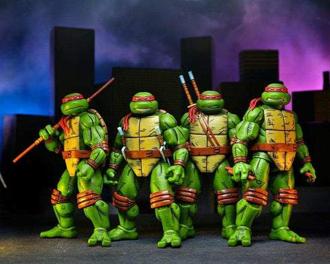 Teenage Mutant Ninja Turtles (Mirage Comics) Actionfiguren 4er-Pack Leonardo, Raphael, Michelangelo, & Donatello 18 cm - Smalltinytoystore