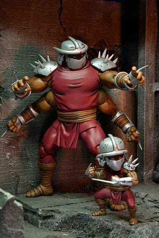 Teenage Mutant Ninja Turtles Mirage Comics Shredder Clone & Mini Shredder Deluxe 18 cm - Smalltinytoystore