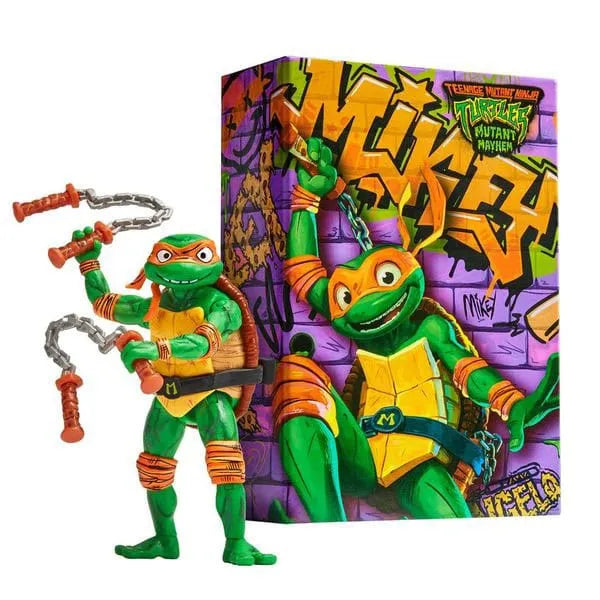 Teenage Mutant Ninja Turtles: Mutant Mayhem Action Figur Comic Con Michelangelo 18 cm - Smalltinytoystore