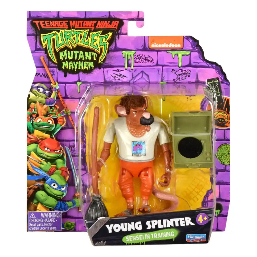 Teenage Mutant Ninja Turtles: Mutant Mayhem Actionfigur Young Splinter 11 cm - Smalltinytoystore