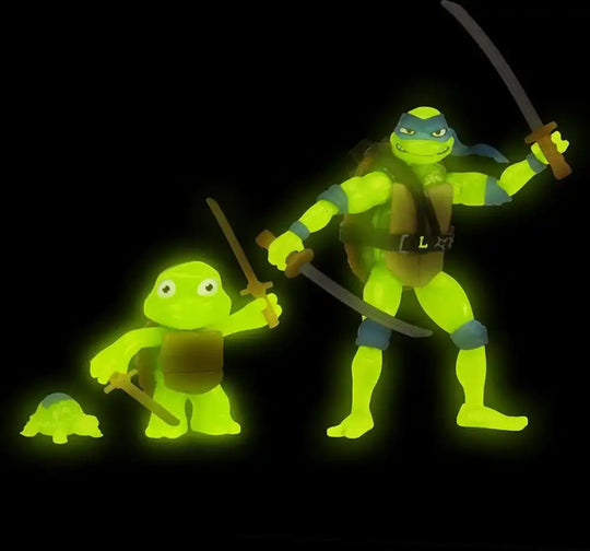 Teenage Mutant Ninja Turtles: Mutant Mayhem Actionfiguren 3er-Pack Leonardo Evolution 10 cm - Smalltinytoystore