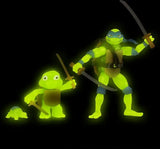 Teenage Mutant Ninja Turtles: Mutant Mayhem Actionfiguren 3er-Pack Leonardo Evolution 10 cm - Smalltinytoystore