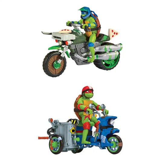 Teenage Mutant Ninja Turtles: Mutant Mayhem Fahrzeuge mit Figuren 30 cm Sortiment (4) - Smalltinytoystore