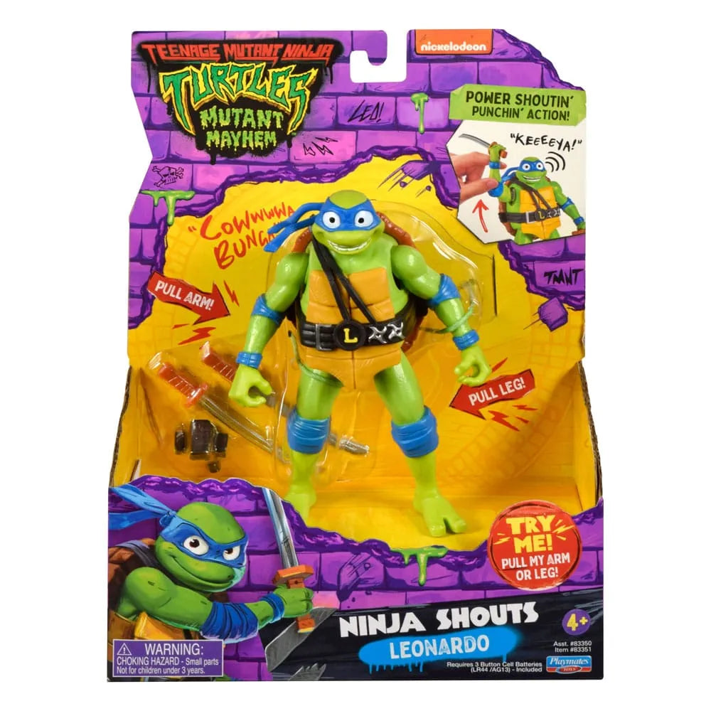 Teenage Mutant Ninja Turtles: Mutant Mayhem Ninja Shouts Action Figuren 15 cm Sortiment (8) - Smalltinytoystore