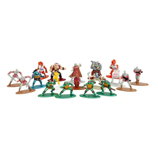 Teenage Mutant Ninja Turtles Nano Metalfigs Diecast Minifiguren 18-er Pack Wave 2 4 cm - Smalltinytoystore