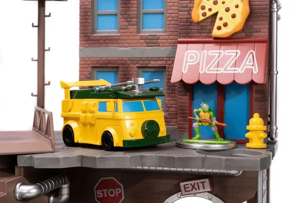 Teenage Mutant Ninja Turtles Nano Metalfigs Nano Scene Diorama - Smalltinytoystore