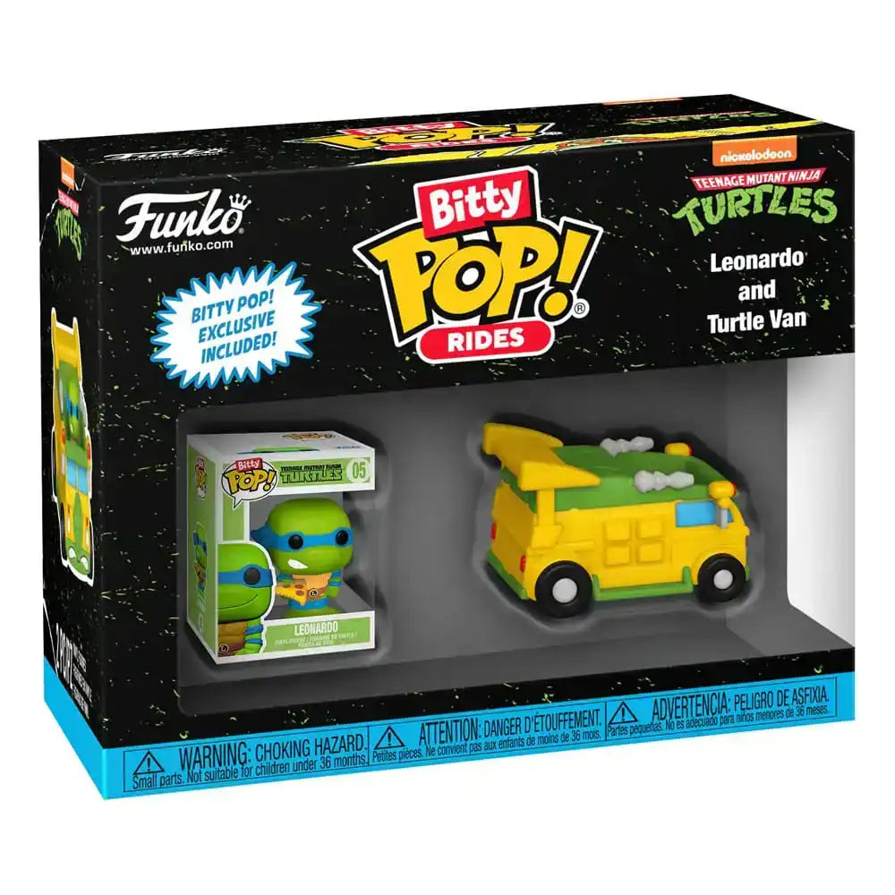 Teenage Mutant Ninja Turtles POP! Rides Vinyl Figur Leonardo w/Van 2,5 cm - Smalltinytoystore