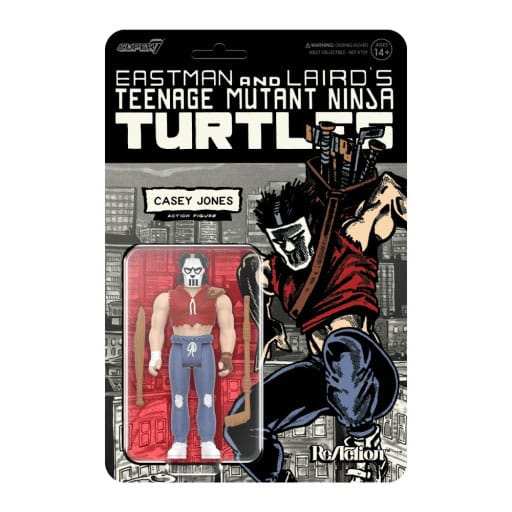Teenage Mutant Ninja Turtles ReAction Actionfigur Wave 11 Casy Jones (Comic Color) 10 cm - Smalltinytoystore
