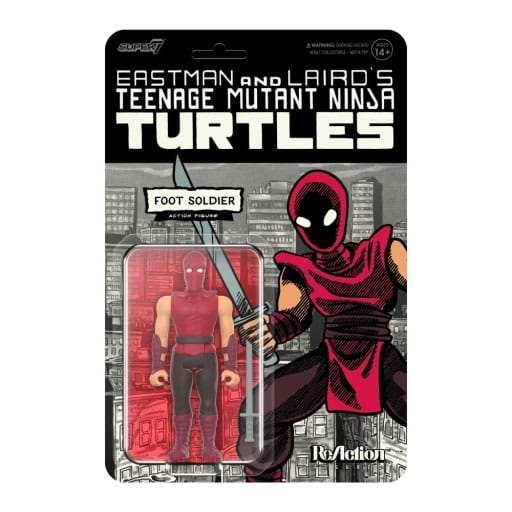 Teenage Mutant Ninja Turtles ReAction Actionfigur Wave 11 Foot Soldier (Comic Color) 10 cm - Smalltinytoystore
